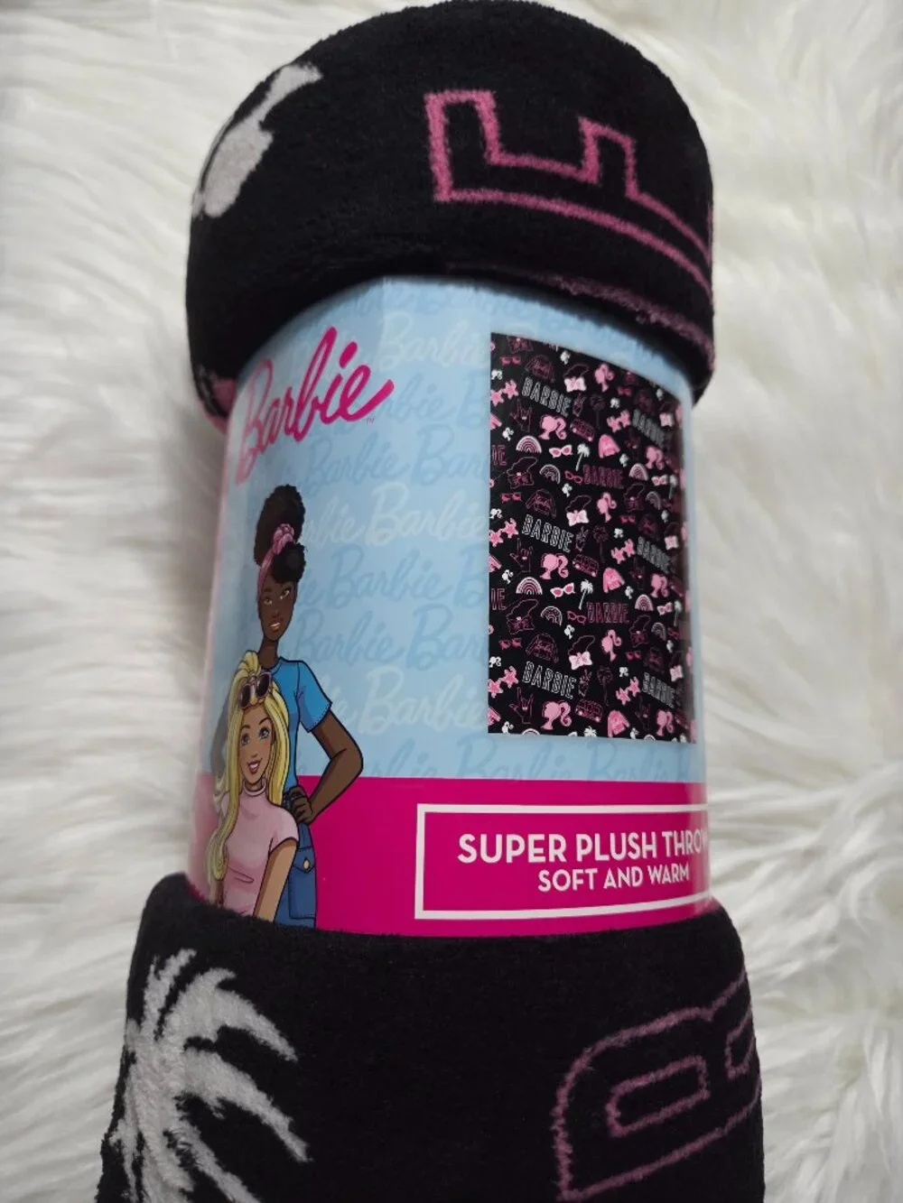 Barbie Plush Throw Blanket